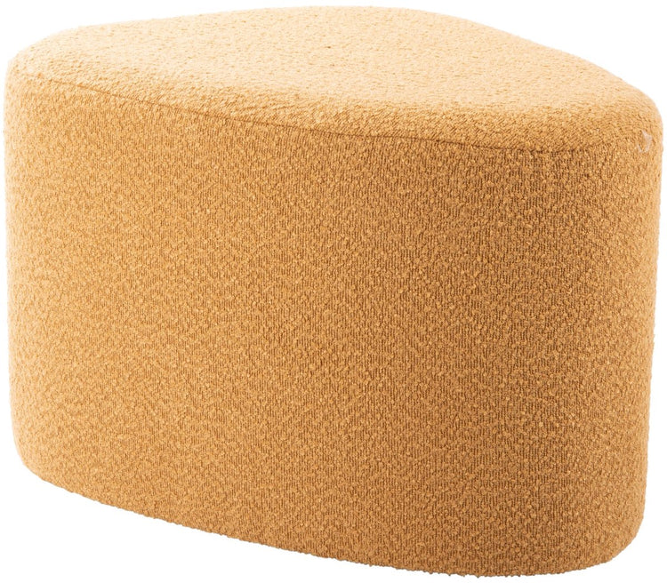 Leitmotiv Pouf Ada Organic groß – Gelb – 60x47x38cm – skandinavisch