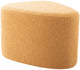 Leitmotiv Pouf Ada Organic groß – Gelb – 60x47x38cm – skandinavisch
