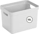 Sunware Sigma Home Aufbewahrungsbox 18l – 35 x 24,6 x 24,3 cm – weiß