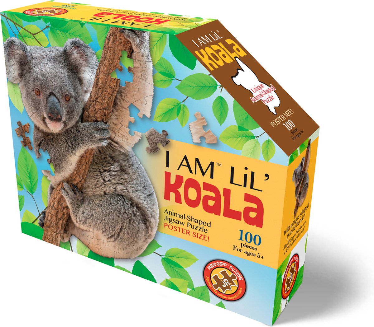 Mad capp Puzzle Koala 100 Teile Karton buntes Spielzeug.
