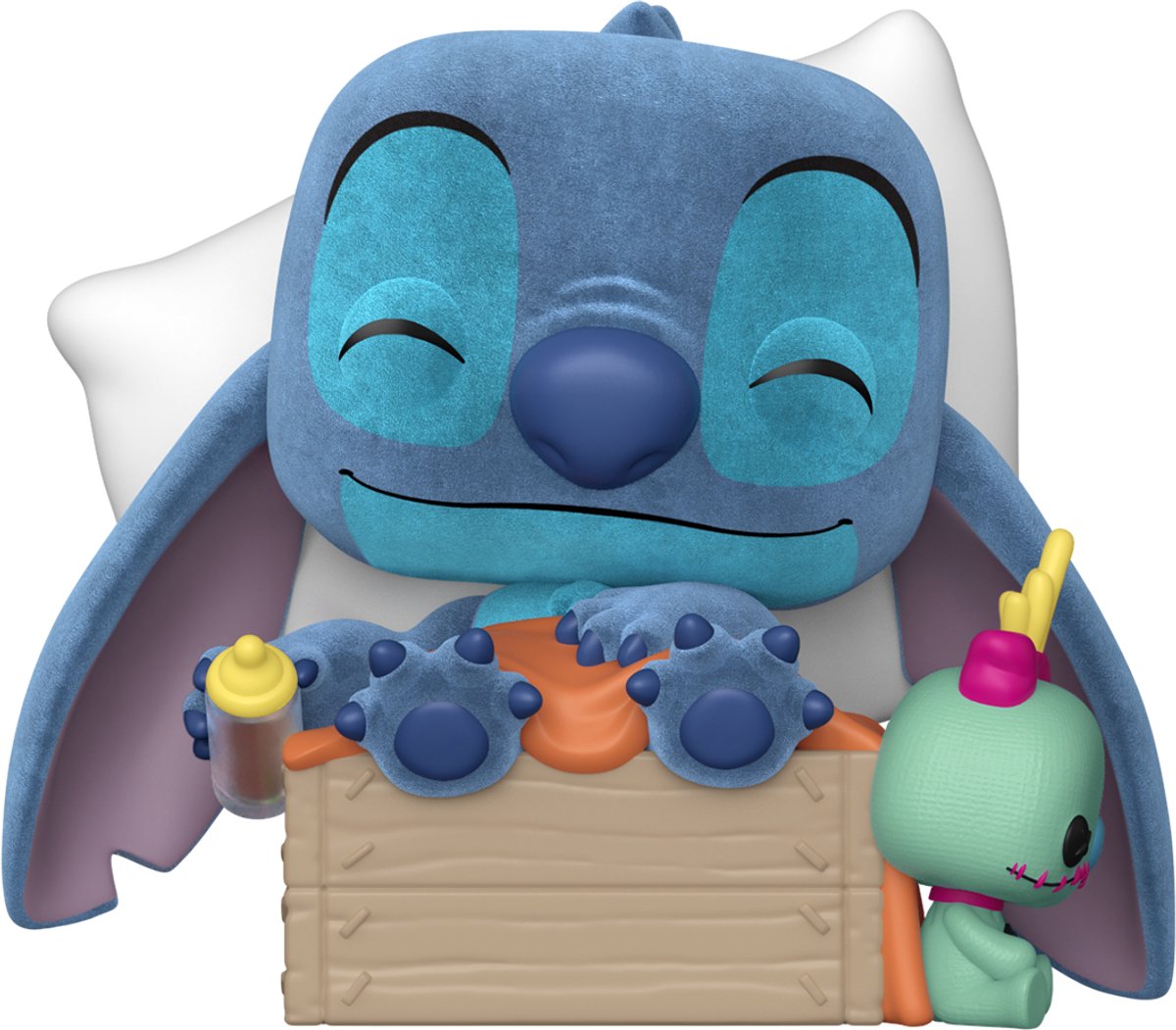 Funko-Pop! Plus: Disney Lilo Stitch – Sleeping Stitch in Box (beflockt) #1607, exklusive Sonderedition
