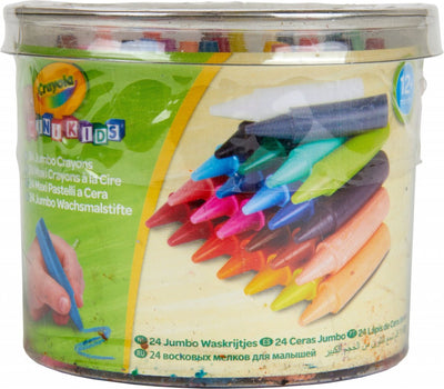 Crayola Mini Dicke Wachs -Buntstifte, 24st.