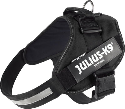 Julius K9 IDC Power-Harnas Tuig für Etiketten schwarz