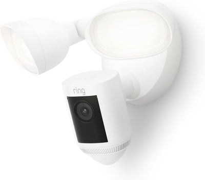 Ring Flutlicht Cam Pro – Weiß