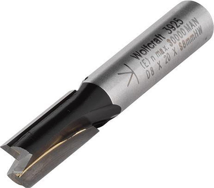Wolfcraft - Nutfräser 8mm hm - Schlitzfräser - Fräser - 3925000