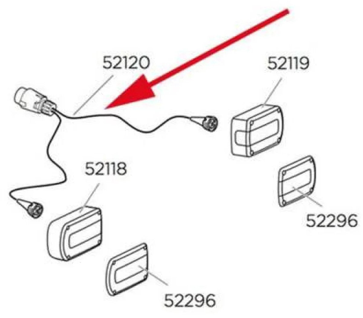 Thule -Kabel -Set 7p