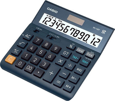 Casio DH-12et blauer Taschenrechner