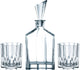 Nachtmann Espen-Whisky-Set, 3-teilig, kristallklares Glas, Geschenktipp
