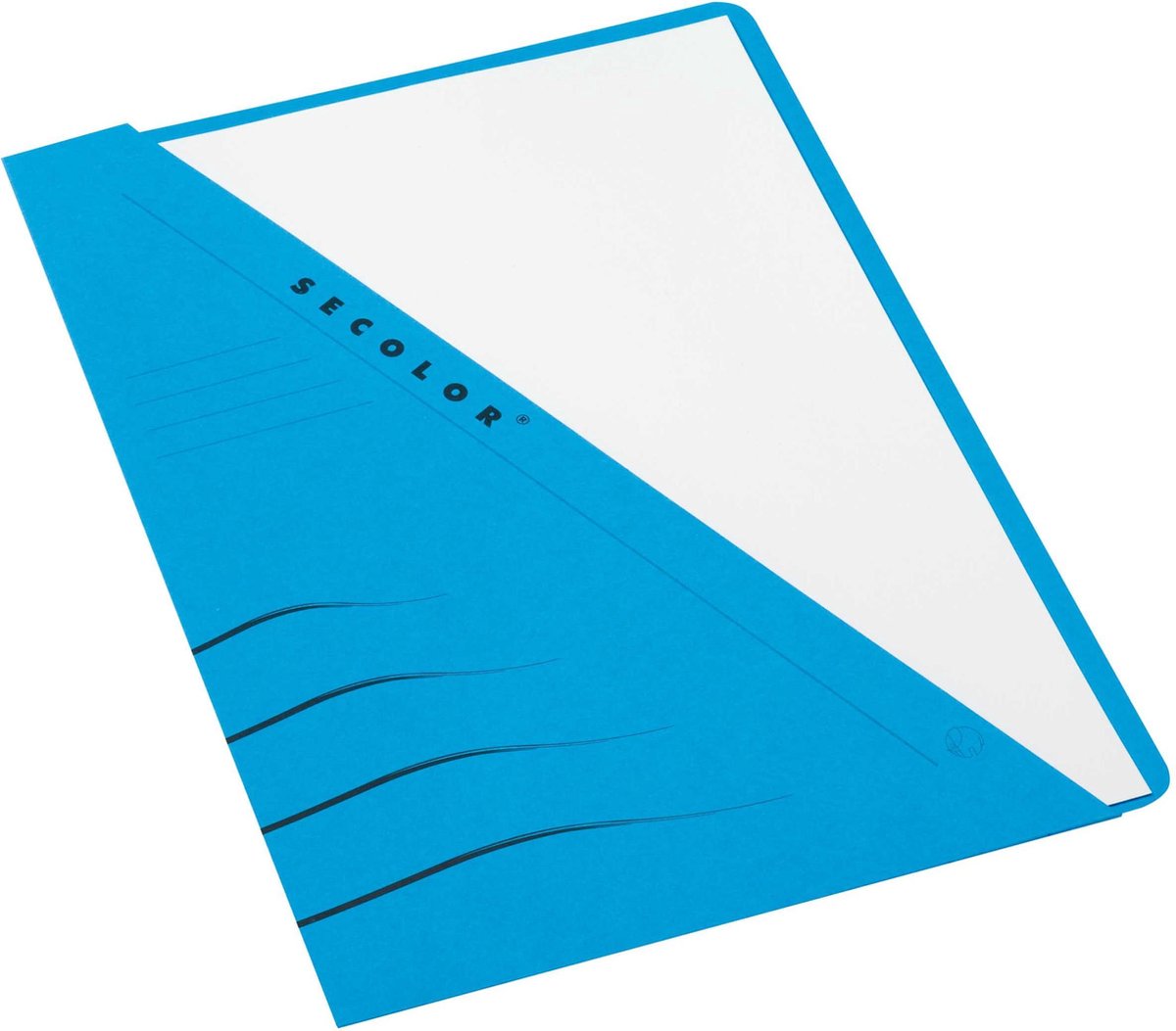 Jalema Secolor Einlegemappe – 10er-Pack – Blau