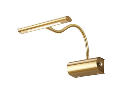 Trio curtis - Wandleuchte - Messing matt - inkl. 1x SMD 4 W - integrierter Dimmer - flexibel - Wandmontage - nicht für externen Dimmer geeignet