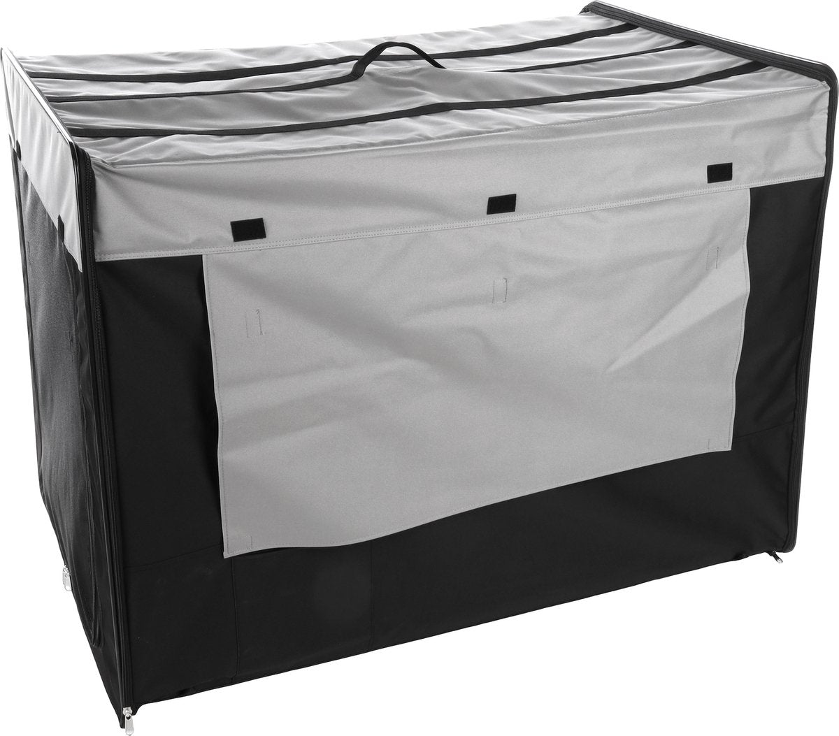 Flamingo Smart Top Plus – Transportkäfig Hunde – Transportkäfig Smart Top Plus Schwarz Grau 109 cm – 1. – 113520 – 1