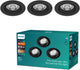 Philips LED Philips Impala Einbaustrahler – 3-flammig – Schwarz – rund