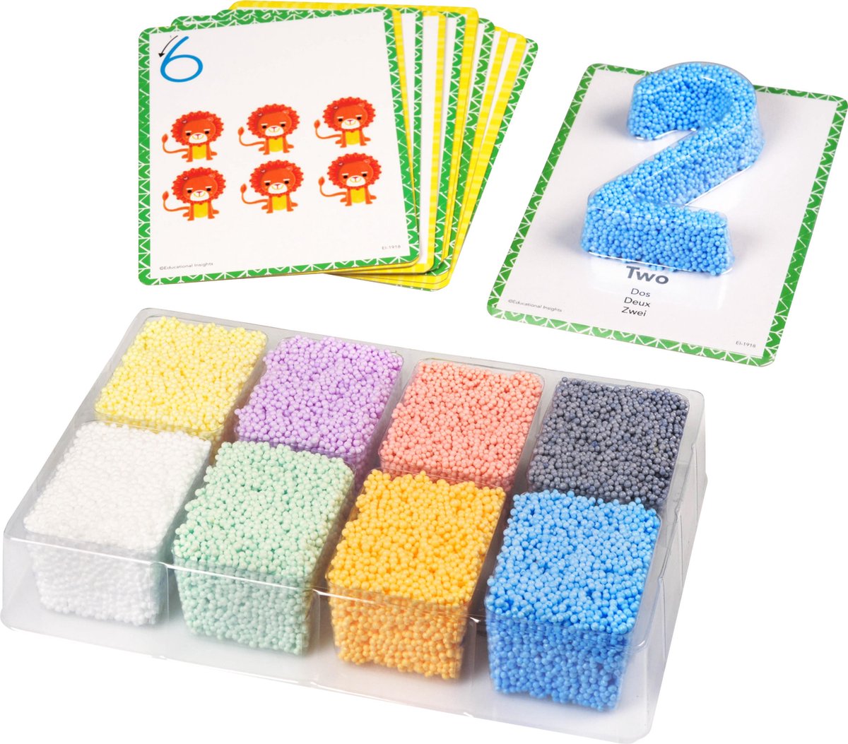 Lernressourcen Playfoam® Shape Lernzahlen-Set – 3+
