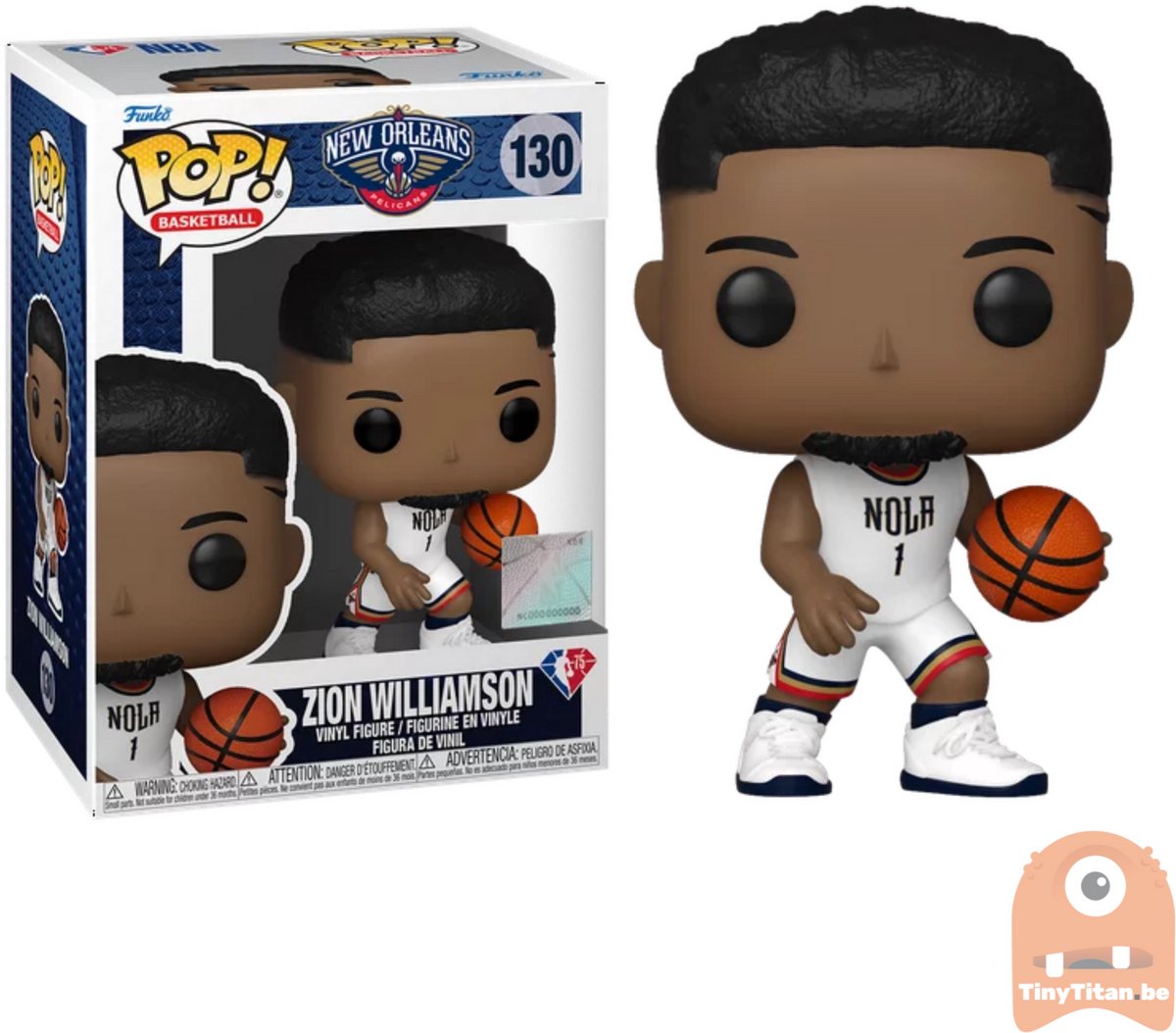 Funko-Pop! Basketball Zion Williams 130 21-22 NBA City Edition
