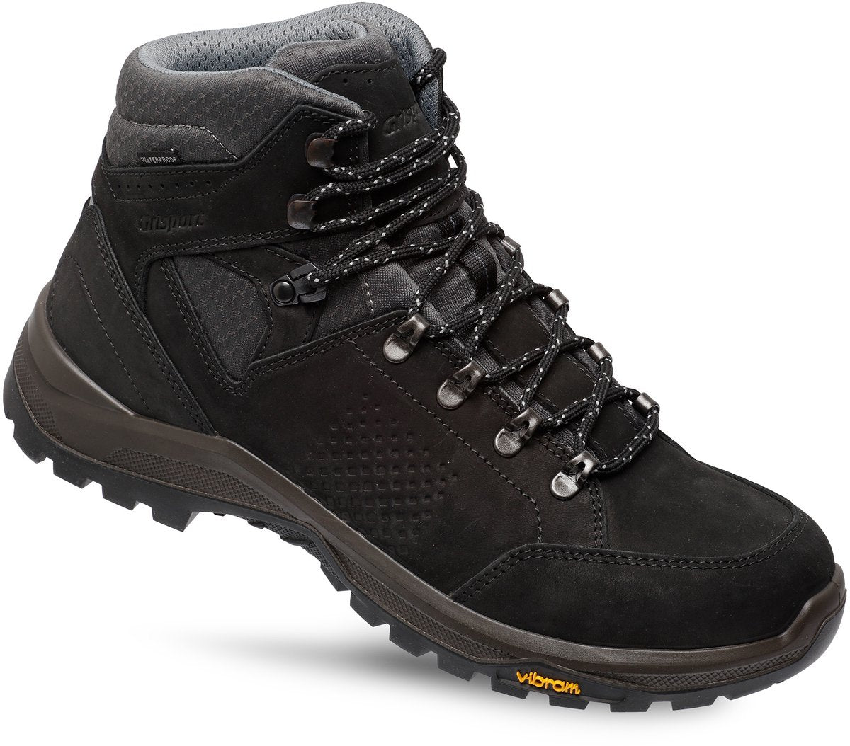 Grisport Oregon Mid Unisex-Wanderstiefel – Schwarz