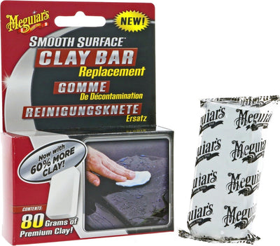 Meguiar's Meguiar's Clay Bar für glatte Oberflächen, 50 g – Auto-Knete – entfernt festsitzenden Schmutz – für glatte Lackierung