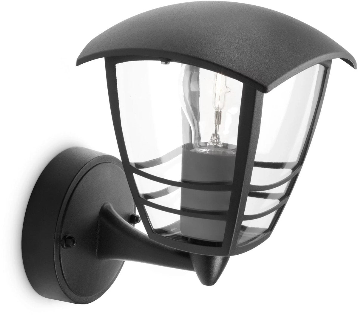 Philips LED Philips Creek Außenwandleuchte – up – schwarz