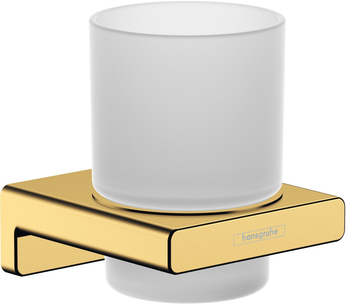 Hansgrohe addstoris Glashalter mit Glas, Gold poliert