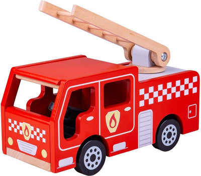 Bigjigs Holzfeuerwehrwagen