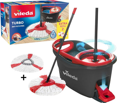 Vileda 1052218 – EW C Turbo 1 System + 2 Ersatz. | 1 Stk