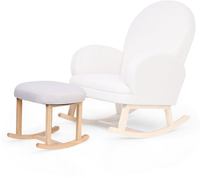 Childhome-Fußstütze für Schaukelstuhl – Leinen – Beige – komfortables, stilvolles Finish