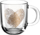 Leonardo Emozione Glas 400 ml – Fingerabdruck-Herz