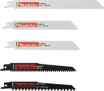 Makita p-83967 Säbelsägeblätter-Set – Metall, Holz – 5-teilig