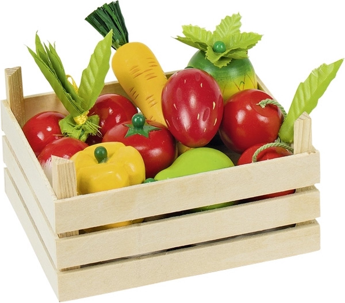 Goki Obst und Gemüse in Box, 10dlg.