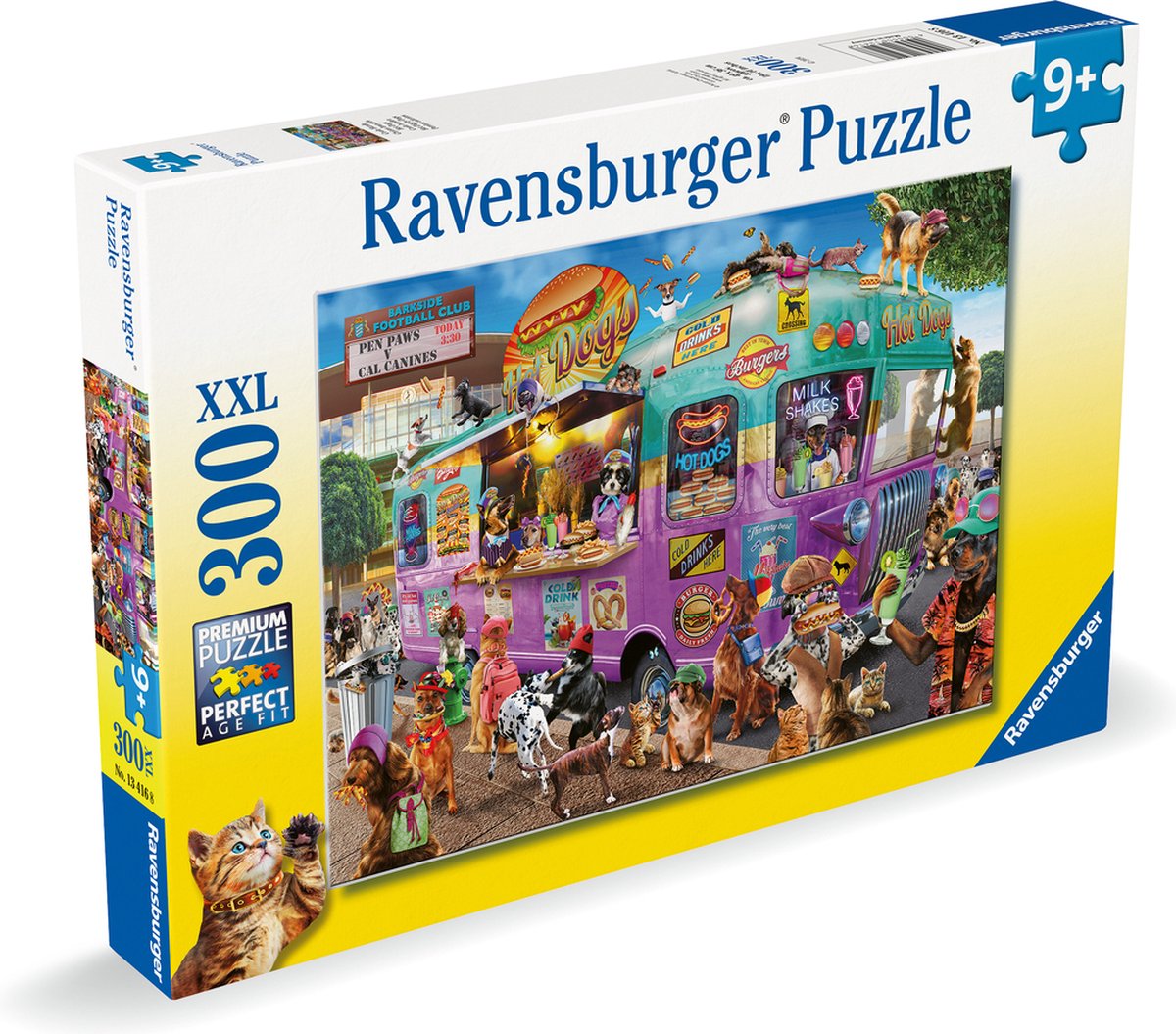 Ravensburger Jigsaw Puzzle xxl Heiße Diggity Dogs, 300st.