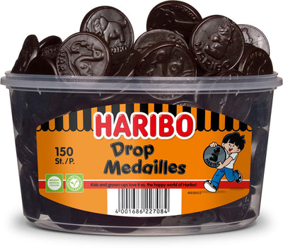 Haribo-Drop-Medaillen (150 Stück)