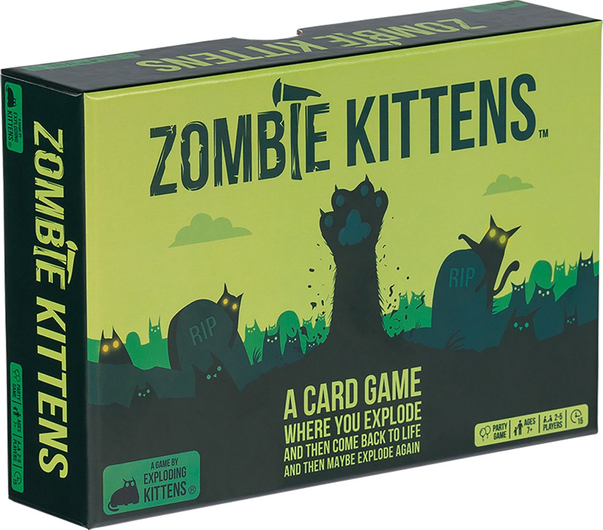 Exploding Kittens Zombie Kittens – Englisches Kartenspiel