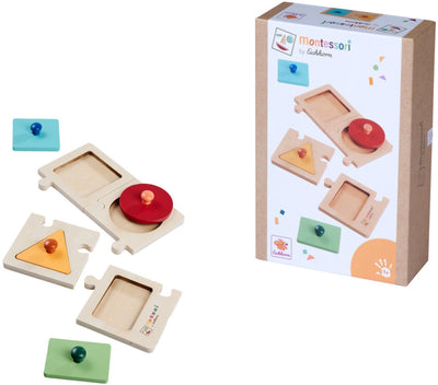 Eichhorn - Puzzle - Montessori-Formsortierer - Holz