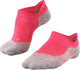 Falke ru4 Invisible Anti-Blister Baumwoll-Funktionsmaterial Laufsocken Damen Rot – Größe 39-40
