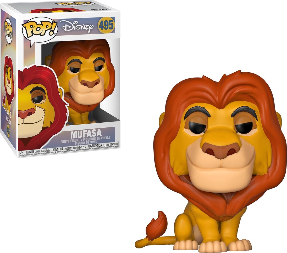 Funko-Pop! König der Löwen Nr. 495 Mufasa – Sammelfigur