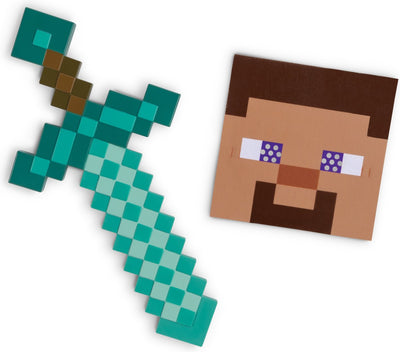Minecraft Schwert und Masken -Set komplett
