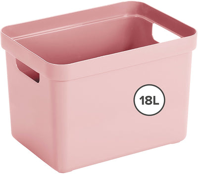 Sunware Sigma Home Aufbewahrungsbox 18l – 35 x 24,6 x 24,3 cm – rosa