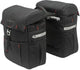 Neu Looxs Vigo Doppel-Fahrradtasche Schwarz