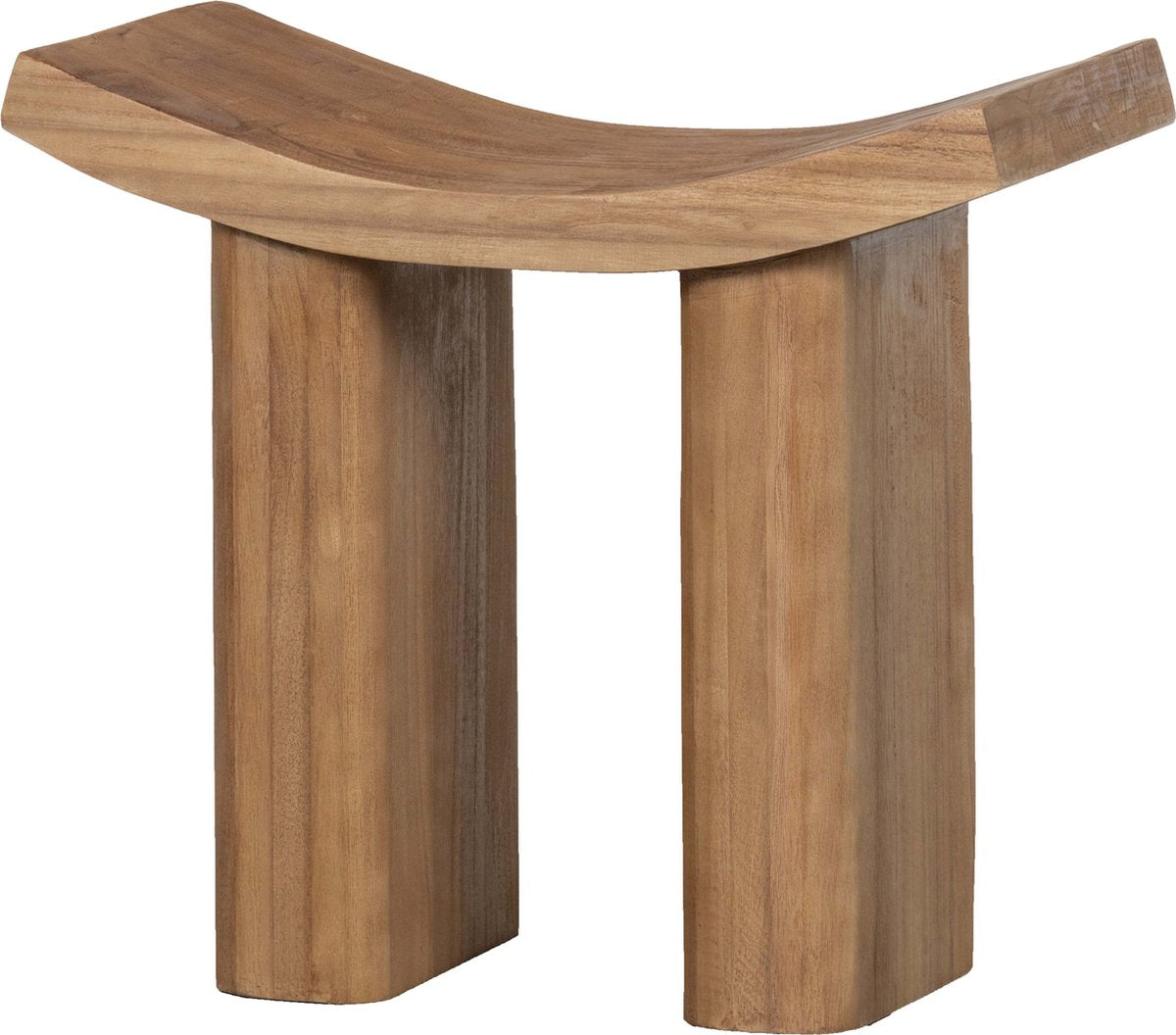 Woood Japan Hocker - Holz - Natur - 45x50x25