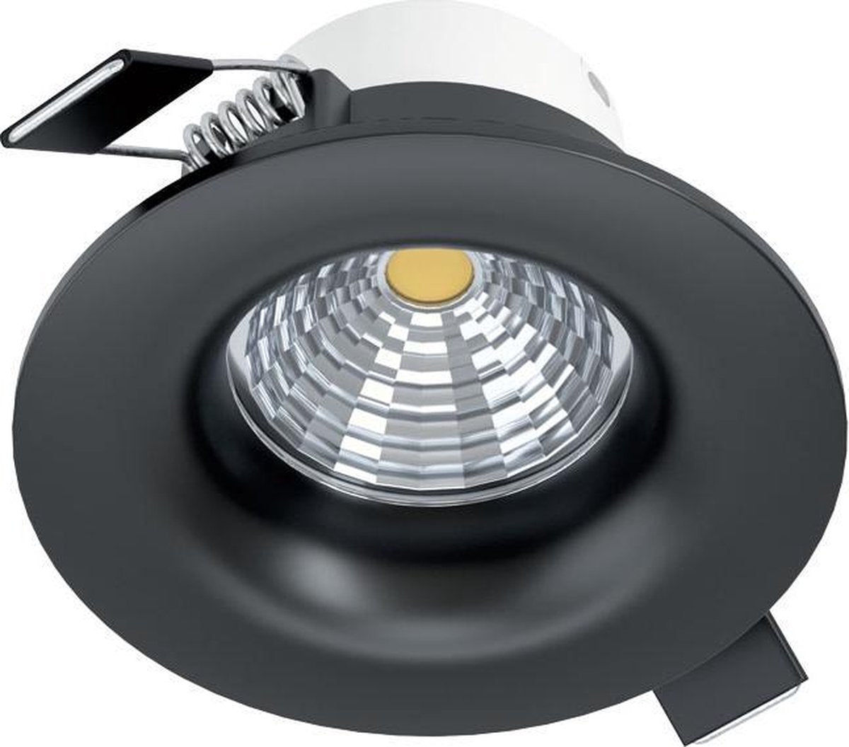 Eglo Saliceto Einbauleuchte - LED - ø 8,8 cm - Schwarz - dimmbar