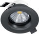 Eglo Saliceto Einbauleuchte - LED - ø 8,8 cm - Schwarz - dimmbar