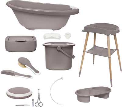 Bébé-jou Badeset 8-teilig Sense Edition Kreidebraun