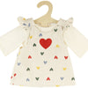 Heless Dolls Rib Samt Kleid Herz Konfetti, 28-35 cm