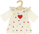Heless Dolls Rib Samt Kleid Herz Konfetti, 28-35 cm