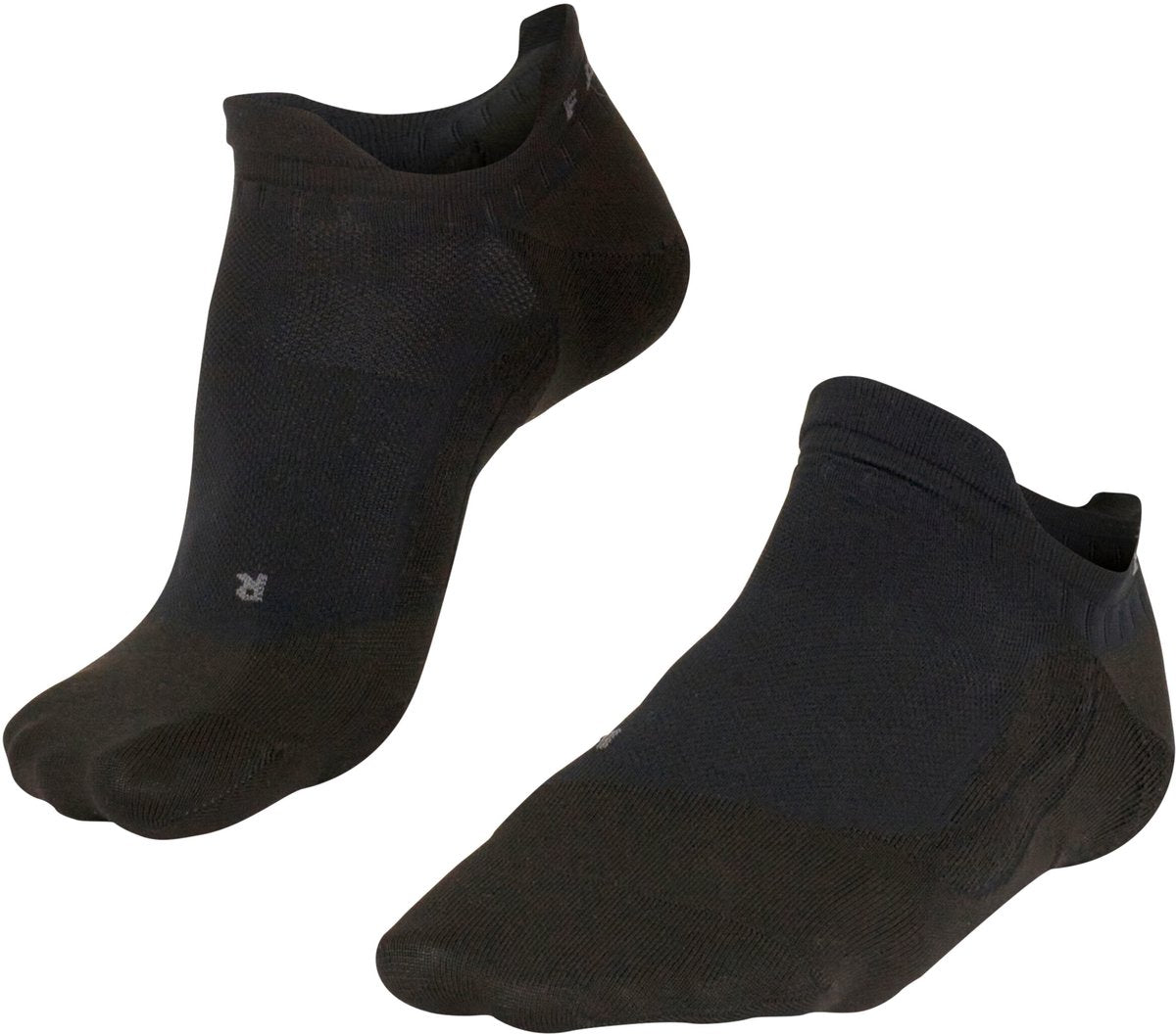 Falke go5 unsichtbare Anti-Blasen-Baumwoll-Funktionsmaterial-Golfsocken Herren schwarz - Größe 44-45