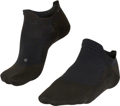 Falke go5 unsichtbare Anti-Blasen-Baumwoll-Funktionsmaterial-Golfsocken Herren schwarz - Größe 44-45