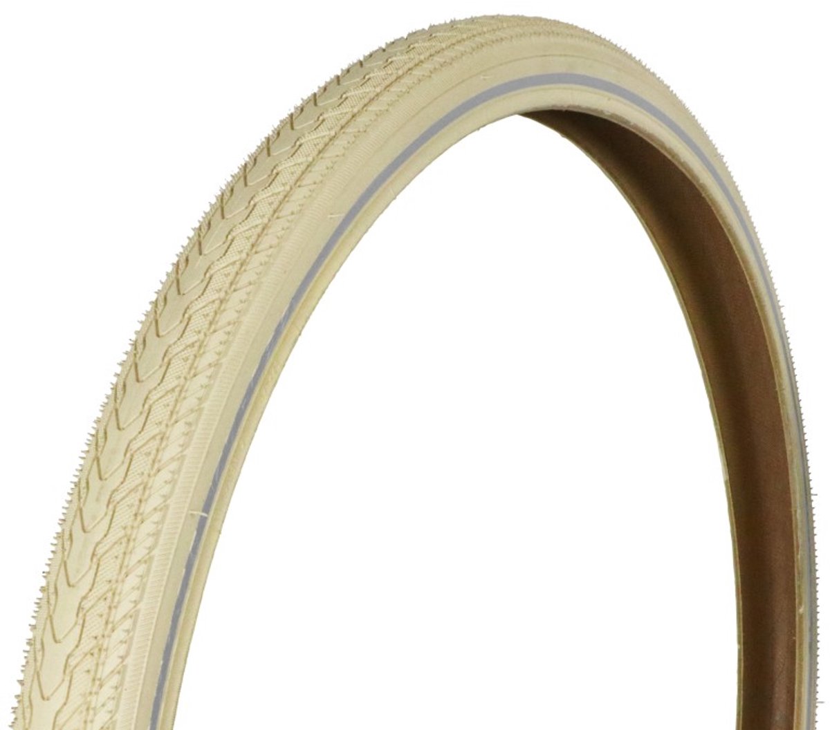 Dresco Außenreifen Traveller – Reifengröße 28 x 1,75 – ETRTO-Größe 47–622 – Anti-Pannen-Reifen mit Anti-Pannen-System (APS) – mit 3 mm Breaker-Schicht – sichere Reflexion – geringer Rollwiderstand – sehr hohe Pannensicherheit – optimaler Grip – Creme
