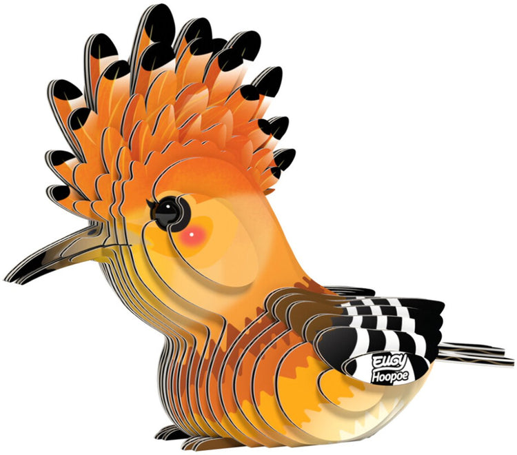 Eugy 3D-Puzzle – Wiedehopf – Vögel – nachhaltig – alle sammeln – 6 Jahre