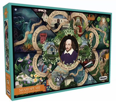 Gibsons – Shakespeare (von Anna Stead) – 1000 Teile 68×49 cm (B×H) – Puzzle für Erwachsene