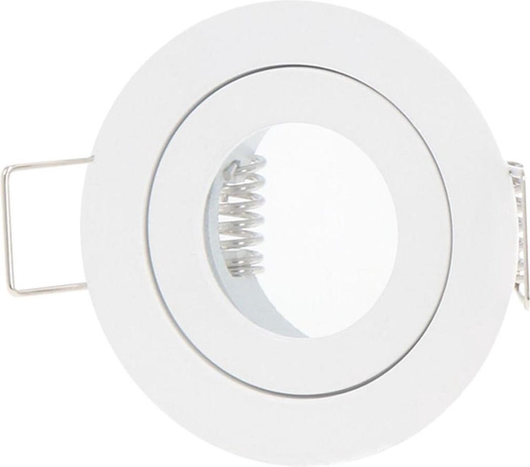 LED-Linie – letzte = letzte GU11 MR11 – ø35 mm Einbaustrahler weiß rund – wasserdicht IP44 – Schnittgröße 40 mm – Außengröße 55 mm