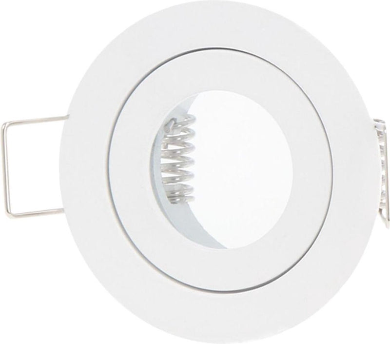 LED-Linie – letzte = letzte GU11 MR11 – ø35 mm Einbaustrahler weiß rund – wasserdicht IP44 – Schnittgröße 40 mm – Außengröße 55 mm